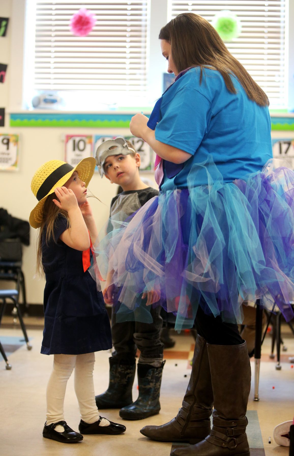 Kindergarten teacher Kayla Berry